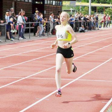 Gold und Silber an den Regionenmeisterschaften West in Düdingen - Danja Reichenbach sicherte sich Silber wüber 600 Meter.