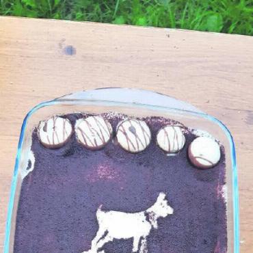75 Jahre Saanerverein Bern - Feine Saanen Geiss auf feinem Dessert.