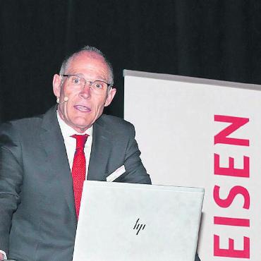 Gute Zahlen und rosige Zukunft - Der Vorsitzende der Bankleitung, Dieter Leopold, ist zufrieden: «Unser Kreditportfolio ist gesund.»