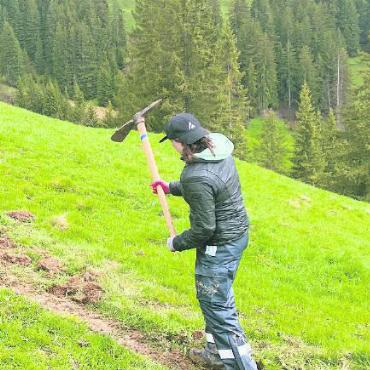 Pickeln statt sitzen