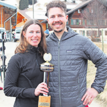 Zwei Highlights zum Saisonabschluss - Clubmeisterin Selina Kurmann und Clubmeister Andreas Fend.