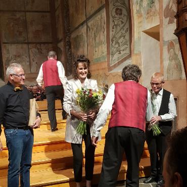 Mit fröhlichem Gesang feierte der Männerchor  «Echo vom Olden» seinen 175. Geburtstag
