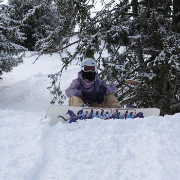 Erstkontakt mit dem Schnee