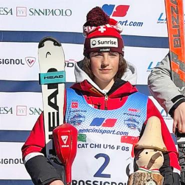 Fynn Brand fährt an den Whistler Cup - Auch Emma Horn belegte im Slalom den zweiten Platz.