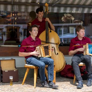 Eine «Ländlermusikwolke» schwebte über Gstaad