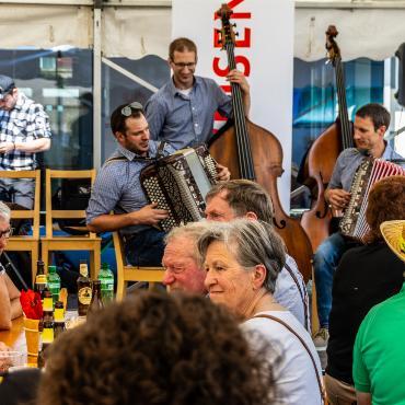 Eine «Ländlermusikwolke» schwebte über Gstaad