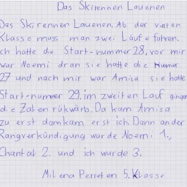 «So war unser Schülerskirennen!»