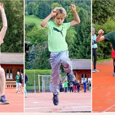 Dynamische Vielfalt am Sporttag in Schönried - They believe they can fly!
