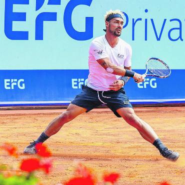 Swiss Open Gstaad 2024 in Bildern - Fabio Fognini in Aktion.