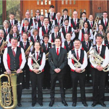 Musiktag Gstaad – neun grosse Farbtupfer in Sicht! - Die gastgebende Musikgesellschaft Gstaad. FOTO: ZVG
