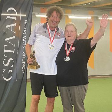 Gold und Silber für den Bowls Club Gstaad an den Singles Schweizermeisterschaften - Gold und Silber für den BC Gstaad.