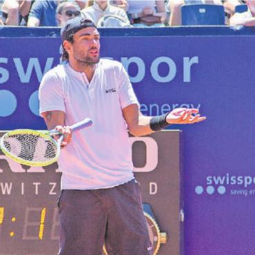 Einsatz, Ehrgeiz, Emotionen: EFG Swiss Open Gstaad 2022 - … und Fragen bei Matteo Berrettini.