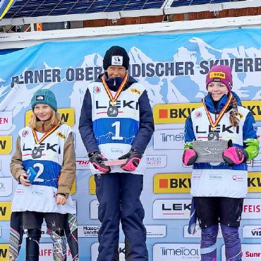 Fynn Brand zum achten Mal BOSV-Meister - Doppel-BOSV-Meisterin Lisa Testa.