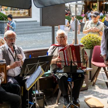 Eine «Ländlermusikwolke» schwebte über Gstaad