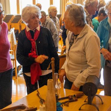 Die Besucherinnen und Besucher schwelgten wahrlich in alter Zeit