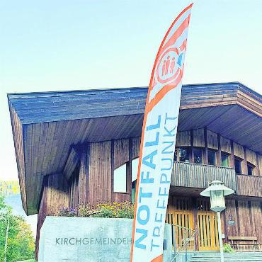 Katastrophenvorbeugung - Einer der fünf Notfalltreffpunkte im Saanenland: das Kirchgemeindehaus in Gstaad. FOTO: ZVG