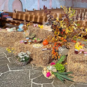 Grosses Erntedankfest in der Kirche Saanen - Am kommenden Sonntag findet in der Kirche Saanen das Erntedankfest statt. FOTO: PETER KLOPFENSTEIN