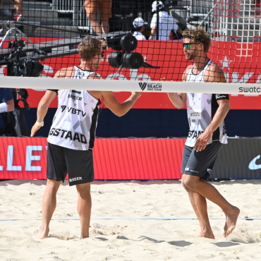 Krattiger/Breer eine Runde weiter -  Marco Krattiger feierte seinen Geburtstag und zugleich mit seinem Teamkollegen Florian Breer das Erreichen der nächsten Runde. (Fotos:AvS)
