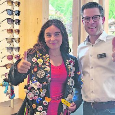 Rotary-Austauschschülerin: «Ich möchte nicht zurück!» - Mar hats in der Schweiz gefallen. Daumen hoch auch von Phlipp Reber für weitere solche Austausche. FOTO: SONJA WOLF