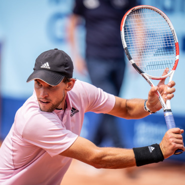 Titelverteidiger Ruud tritt gegen Berrettini im Final an - Für Dominic Thiem hat es nicht gereicht. Der Österreicher unterliegt in der Partie gegen den Italiener Matteo Berrettini. (Foto: Fabian Meierhans/Swiss Open Gstaad)
