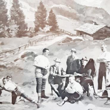 Vom Hoselupf zum publikumswirksamen Spitzensport - FOTO: BENZ HAUSWIRTH, CHALET WÄLDLI, GSTAAD