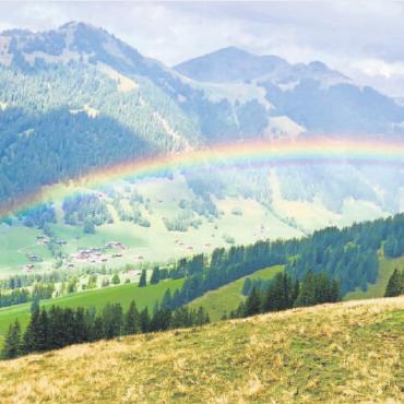 LESERBILD - Regenbogen im Turbachtal. FOTO: THIERRY FISCHER, TURBACH