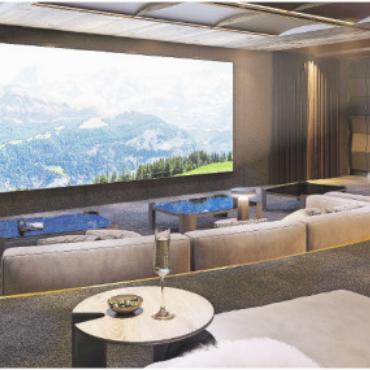«Ich baue das grösste Chalet der Welt, damit die ganze Familie zusammenkommen kann» - Privates Kino inklusive: Die Liegenschaft soll 7000 Quadratmeter gross werden.