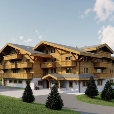 Luxushotel: Einsprachen verzögern den Baubeginn - So soll das geplante Luxushotel an der Waldmatte dereinst aussehen – wenn es dann gebaut werden darf. (Visualisierung: G. Hauswirth Architekten AG)
