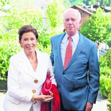 «Kultur ist wichtig für ein erfülltes Leben» - Festival-Mäzen Christoph Ringier mit Partnerin Roswitha Bertschy.