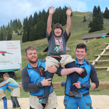 Aellen Florian ist Festsieger auf dem Hornberg - Auch das Siegen will gelernt sein.   (Foto: zog)