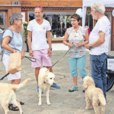 Sommerfest und Tag der offenen Tür der «Station» in Saanen - Die Ausbildung von Assistenzhunden wurde praktisch vorgestellt.