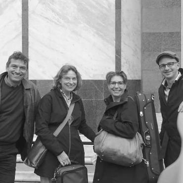 Weitere musikalische Kostbarkeiten an den Februarkonzerten Zweisimmen - Das Quartett «mit vier». FOTO: ZVG