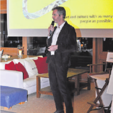 Von der Kunst, Kunst für alle Menschen auf der Welt zugänglich zu machen - Frédéric Jousset im GYC. FOTO: ZVG
