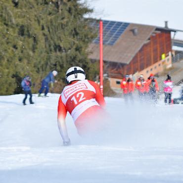 Sieg für Luc Herrmann beim Heimrennen - Der Schönrieder Luc Herrman auf dem Weg zum Sieg. Er gewann das Rennen vom Freitag. FOTOS: ZVG