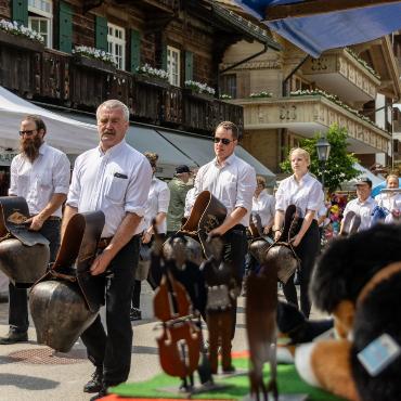 Eine «Ländlermusikwolke» schwebte über Gstaad