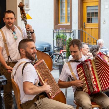 Eine «Ländlermusikwolke» schwebte über Gstaad