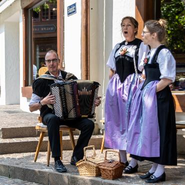 Eine «Ländlermusikwolke» schwebte über Gstaad