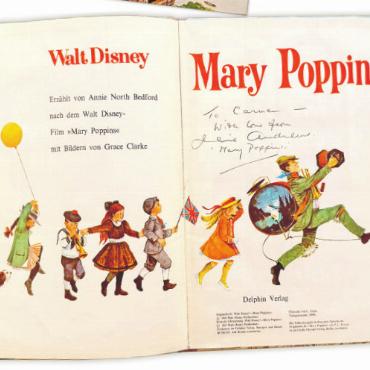 Happy Birthday, Julie Andrews! - Eine persönliche Widmung: «To Carmen – with Love from Julie Andrews, Mary Poppins». FOTO: CARMEN GUIZZARDI
