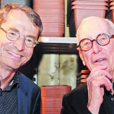 «Kultur ist wichtig für ein erfülltes Leben» - Der Künstlerische Leiter Christoph Müller mit dem Dirigenten des Abends, William Christie. FOTOS: RAPHAEL FAUX/GSTAADPHOTOGRAPHY.COM