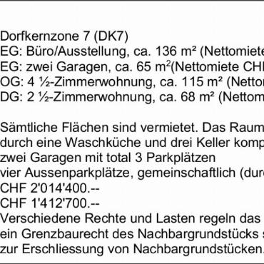 Erläuterungen zu den Geschäften