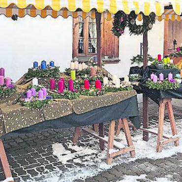Rückblick Adventsverkauf - Grosse Auswahl am Adventsverkauf. FOTO: ZVG