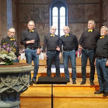 Mit fröhlichem Gesang feierte der Männerchor  «Echo vom Olden» seinen 175. Geburtstag