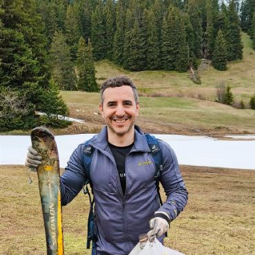 Erfolgreicher Clean-up Day mit wachsender Beteiligung - … so zum Beispiel ein Ski aus den Neunzigerjahren.