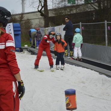 Die Skipiste mitten in der Stadt Bern