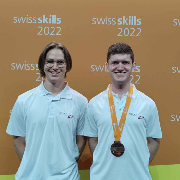 Flurin Müller um ein Haar im  SwissSkills-Halbfinale