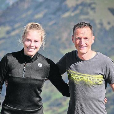 Neuer Streckenrekord am Rinderberglauf - Die beiden Tagesschnellsten der Damen und Herren waren Carla Wohler aus Spiez und Patrick Feuz aus der Lenk. FOTO: ZVG