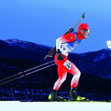 Milano Cortina 2026: vier Persönlichkeiten – eine olympische Mission - Joscha Burkhalter aus Zweisimmen startet an mindestens vier olympischen Biathlondisziplinen. FOTO: ZVG