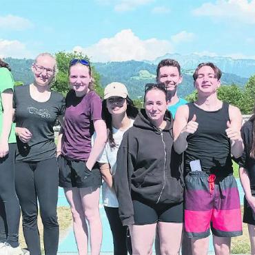 Guter Teamspirit in Thun - Die Klasse ES21 landete auf dem dritten Platz.