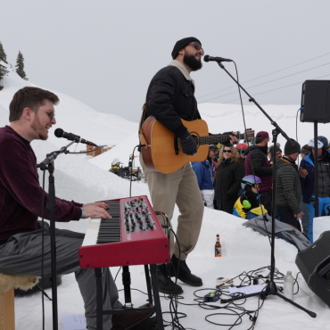 Wie kommt die Musik auf den Berg? – Unterwegs mit Argyle am Slopesound 2026 - Fotos: Sonja Wolf