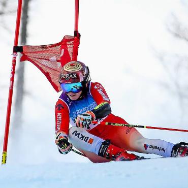 Sue Piller mit souveränem Weltcupdebüt - Sue Piller in ihrer Paradedisziplin, dem Riesenslalom. FOTO: ZVG